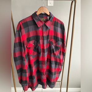 Vintage flannel size 17.5